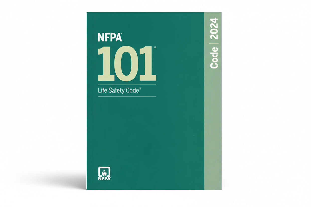 NFPA 101 Life Safety Code 2024 Edition Book Cover: ISBN 9781455930562